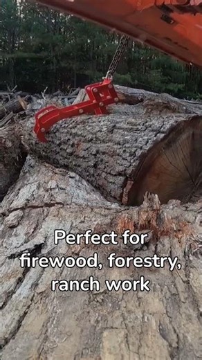 These Log Tongs Are INSANELY Strong 🔥 (Firewood Hack)