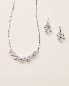 Bridesmaid Set • Bridesmaid Jewelry Set • Silver Bridesmaid Pendant Set • Bridesmaid Gift • MOH Gift • Bridal Party Jewelry Set ~1742 - Etsy