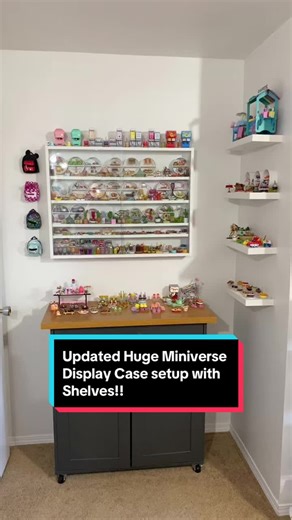 Updated Huge Miniverse Display Case with More Shelves