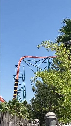 Off-ride Goliath At Six Flags Magic Mountain #rollercoaster #sixflagsmagicmountain #sixflags #ride
