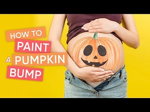 How To Paint A Pumpkin Bump | Channel Mum