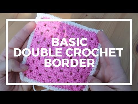 Simple Double Crochet Border | Nohella Jayne