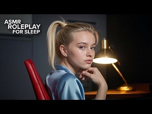 Desk-Mate Turns & Whispers Close, Tender & Calm (Flirty) (Sleep Aid) (ASMR F4M)