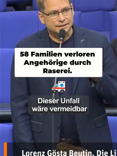 Jeder Unfall zählt! 🚨 Hast du gewusst, dass über 58 Familien letztes Jahr durch Raserei verloren haben? Ein Tempolimit könnte Leben retten! 🚗💔 Wir müssen gemeinsam für Sicherheit auf unseren Straßen kämpfen. Schau dir das Video an und teile deine Meinung! #Tempolimit #SicherheitZuerst #RasereiStoppen #Lebensrettend #AutobahnSicherheit #GemeinsamStark