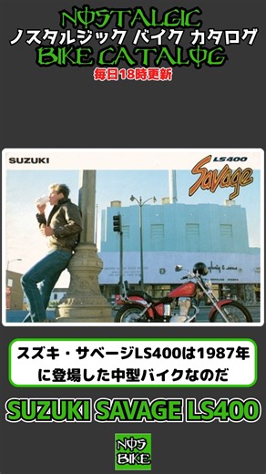 1分間解説 SUZUKI SAVAGE LS400