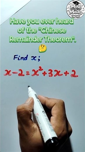 #Chinese Remainder Theorem (CRT).