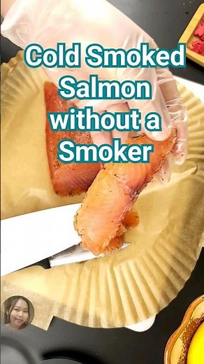 Cold Smoked Salmon Without a Smoker #easycoldsmokedsalmon #loxstockbagel #salmondish