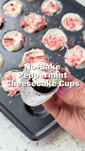 Recipe in Comments ⬇️ No baking, all indulgence: peppermint cheesecake cups. | Meijer