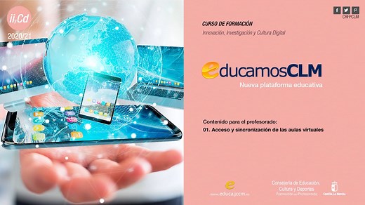 EducamosCLM: 01 Acceso y Sincronizacion de aulas virtuales