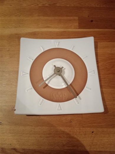 Ceramic Irish Stephen Pearse Art Studio Pottery Square Wall Clock, Battery Operated, Approx 9" (23 Cm), Dublin, Ireland, Maker's Mark - Etsy