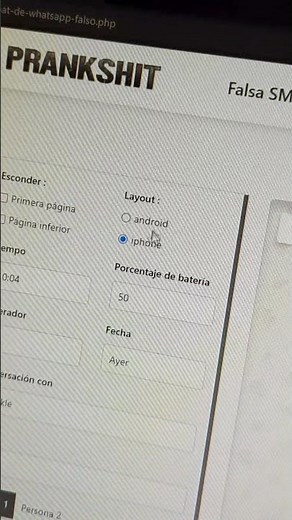 🚨 ¡CUIDADO! Así de fácil es CREAR UNA CONVERSACIÓN FALSA 😱 #ConversacionesFalsas #SeguridadDigital