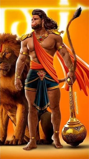 Ram ke bhajan me hoke magan nache anjani ke laal www #viral #2025 #hnuman #bhakti #shorts