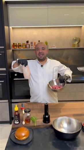 Carneo on Instagram: "Chef Mario is cooking up a new twist: a Carneo burger with a brand-new patty recipe. 🍔"