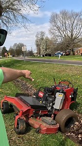 7.3K views · 4.2K reactions | We won't get paid extra, but im not fighting this ditch all season long. | Spencer Lawn Care & Life | Facebook