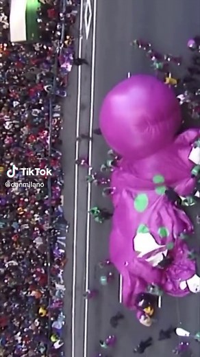 Barney Balloon Incident at 15x Speed