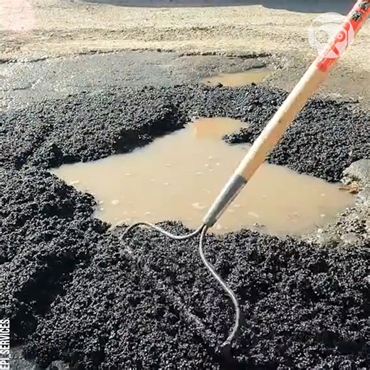 8.7M views · 7.9K reactions | Repairing an asphalt pothole Partner: epi_services | Science, Tech and Universe | Facebook