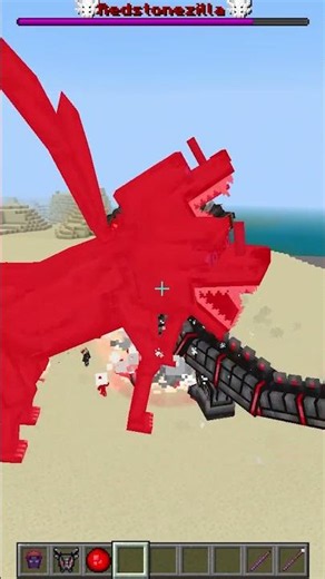 AKATSUKI PAIN [NARUTO MOVIE] vs REDSTONEZILLA IN KAIJU MONSTER