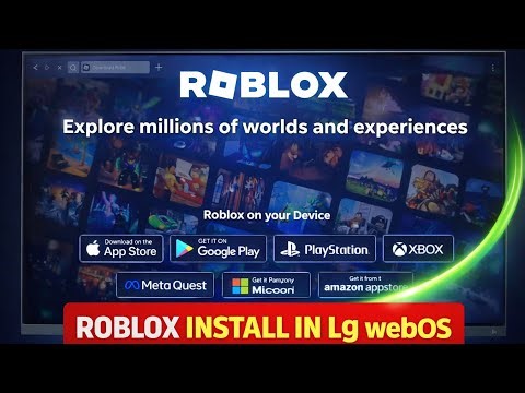 How To install Roblox In Lg Smart Tv