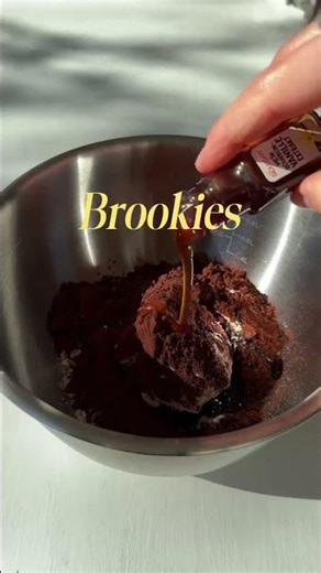 Saftige Brookies (Brownie-Cookies) 🍫🌞Rezept👇👇#food #cooking #shorts #vegan #rezept