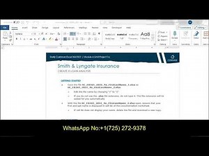 Shelly Cashman Excel 2019 | Module 4: SAM Project 1a | Module 4: SAM Project 1a