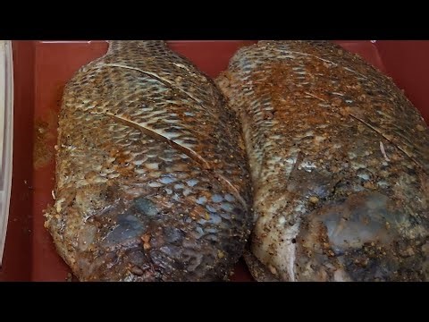 How To fry fish and plantains in deep fryer