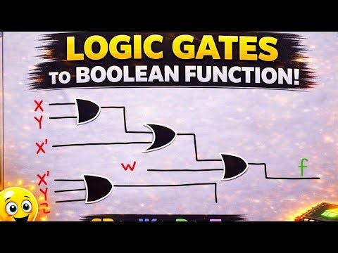 How to Draw Block Diagrams & Write Boolean Functions in Logic Gates – Step by Step