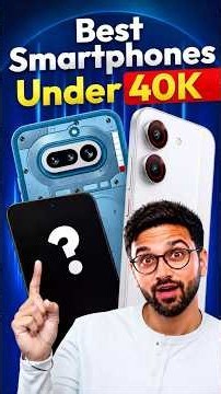 3 Best Phones Under ₹40,000 in 2026 🔥 | Performance, Camera & All-Rounder