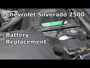 Chevrolet Silverado, Tahoe, Suburban and GMC Sierra, Yukon (1999 - 2007) - New Battery Install