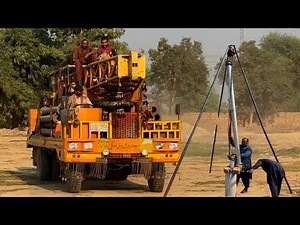 450 Feet Borewell Drilling and Installation Process | Full Deep Bore Setup