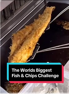 The worlds biggest fish and chip challenge 😋😋 #fishandchips #challenge #eatingchallenge #chippy #massive Catch 55 Fish Restaurant | Jonny Adams