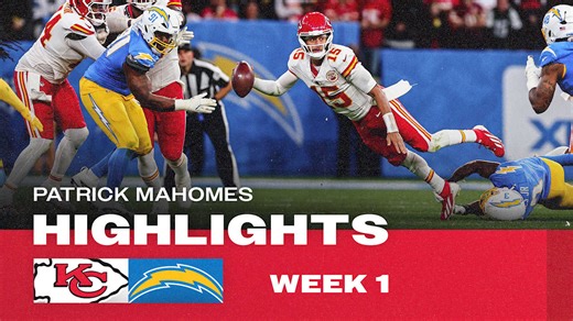 Patrick Mahomes Top Plays from 2-Touchdown Game Week 1 | Chiefs vs. Chargers