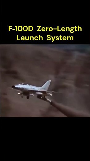 F‑100D Jet Launched Like a Missile