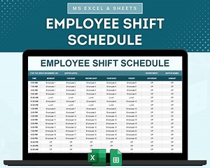 Employee Shift Schedule Spreadsheet, Work Schedule Template, Staff Duties, Employee Duty Schedule, Team Shift Schedule, Staff Shift Calendar - Etsy Australia