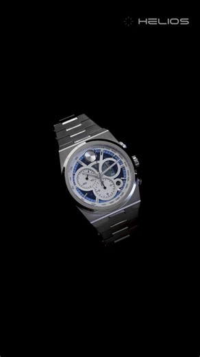 Helios Watch Store - By Titan on Instagram: "@movado BOLD Chronograph, a fusion of heritage and innovation, featuring a striking blue skeleton dial, and an integrated stainless-steel bracelet. A modern icon inspired by the archives, crafted for those who dare to redefine time. Explore the collection at Helios today! Featured watch: 3601304 . . . . #helioswatches #helioswatchstore #premiumwatches #luxurywatches #movado"