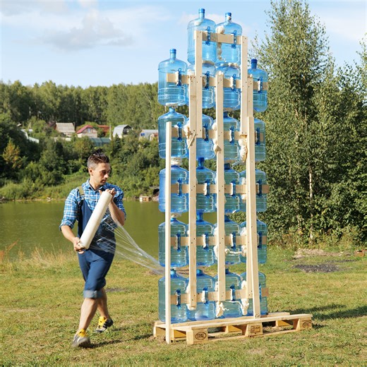 Easy Raft Boat in 1 hour | 5-Minute Crafts GIRLY