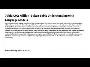 TableRAG: Million-Token Table Understanding with Language Models