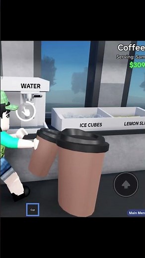 A niche barista game on Roblox!