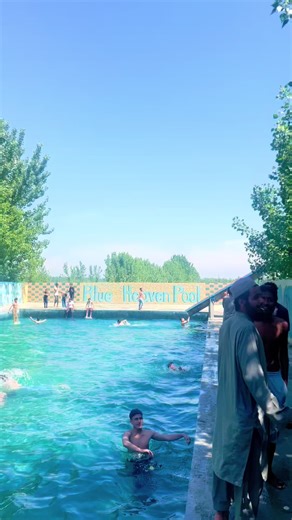 Happy customer 😘 just good vibes 💙#blueheavenswimmingpool #saroshahswimmingpool #naturalenvironment #swimingpoolinvillage #foryoupage