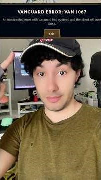 Como arrumar o Erro VAN 1067 do League of Legends! #leagueoflegends #lol
