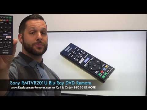 SONY RMTVB201U Blu-Ray DVD Player Remote Control