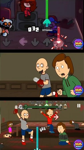 FNF Kitty But Caillou Shucks Animation - Friday Night Funkin' Mobile