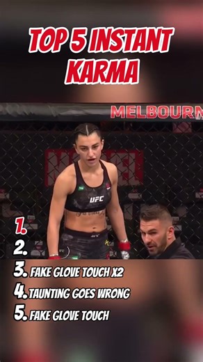 When fighters get instant karma in MMA
