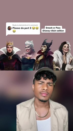 Reply to @darkskinb.m #greenscreen Lil L doing smash or pass /Disney villian edition