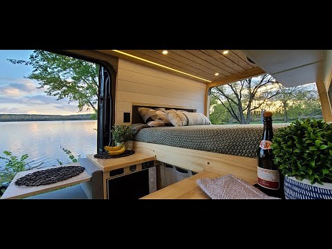 VAN TOUR - 2020 Mercedes Sprinter Modern Off-Grid Campervan Conversion Walkthrough