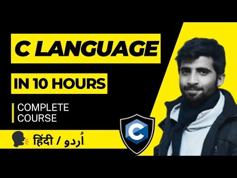 C Programming Language 🔥 FULL COURSE 🗣️ Hindi / Urdu