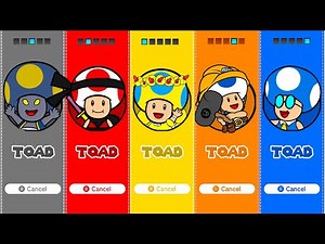 All Playable Toad Characters in Super Mario 3D World + Bowsers Fury