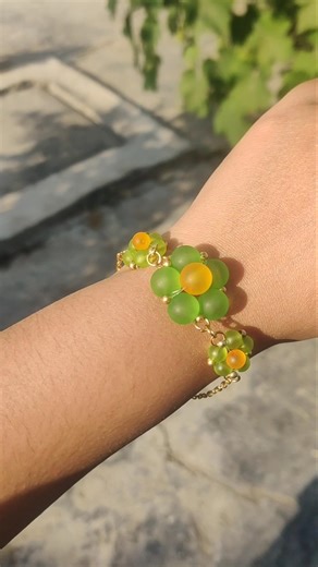 DIY Beaded Bracelet | Easy handmade Bracelet Tutorial #diy #shorts