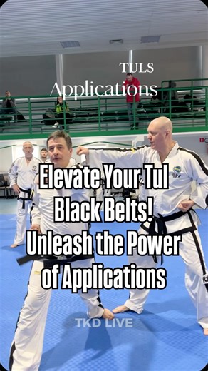 TKD_LIVE | Elevate Your Tul: Black Belts, Unleash the Power of Applications ♾️ Black belts, you’ve mastered the Tuls—now go beyond! Ditch the routine... | Instagram