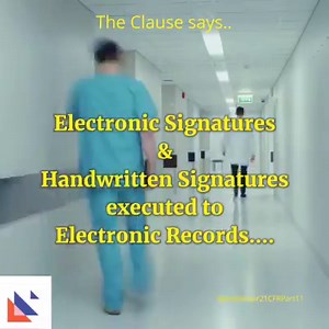 21 CFR Part 11, Clause 11.70(a) | 21 CFR PART 11