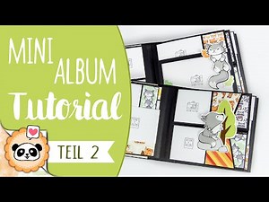 Mini Album Tutorial "Waldzauber" | Mit coolem versteckten Schiebe-Element | Teil 2 von 3 | DEUTSCH